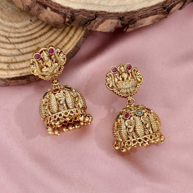 Bridal Lakshmi Jhumkas - ESKU301800205