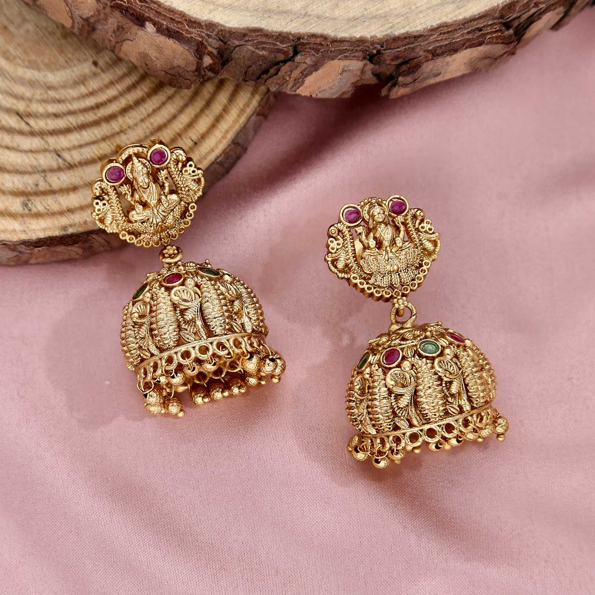 Bridal Lakshmi Jhumkas - ESKU301800205