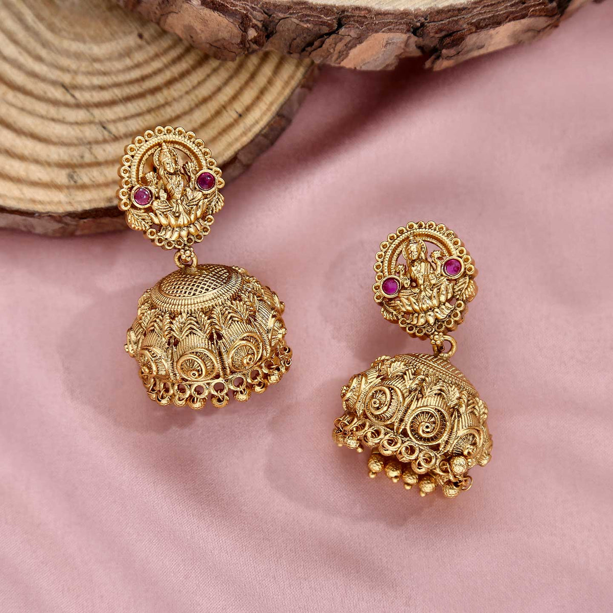 Goddess Style Big Jhumki Earrings - ESKU301800206