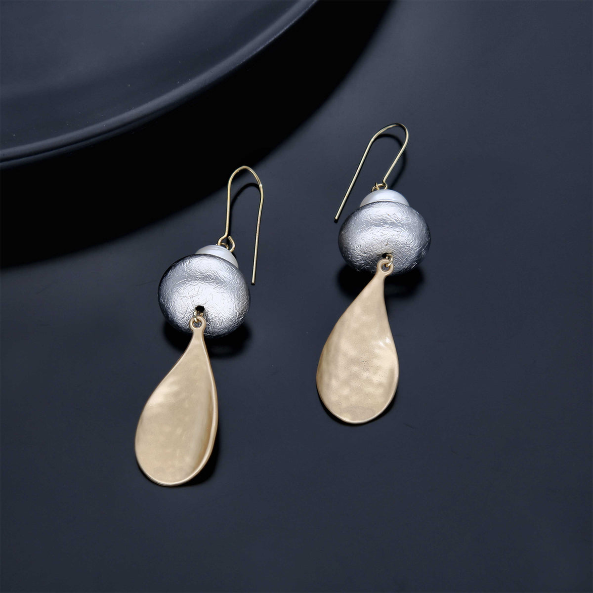 Dangle Teardrop Earrings - ESKU301800234
