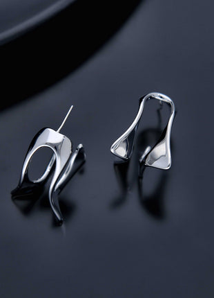 Ad Coleum Hanging Earrings Silver - ESKU301800236