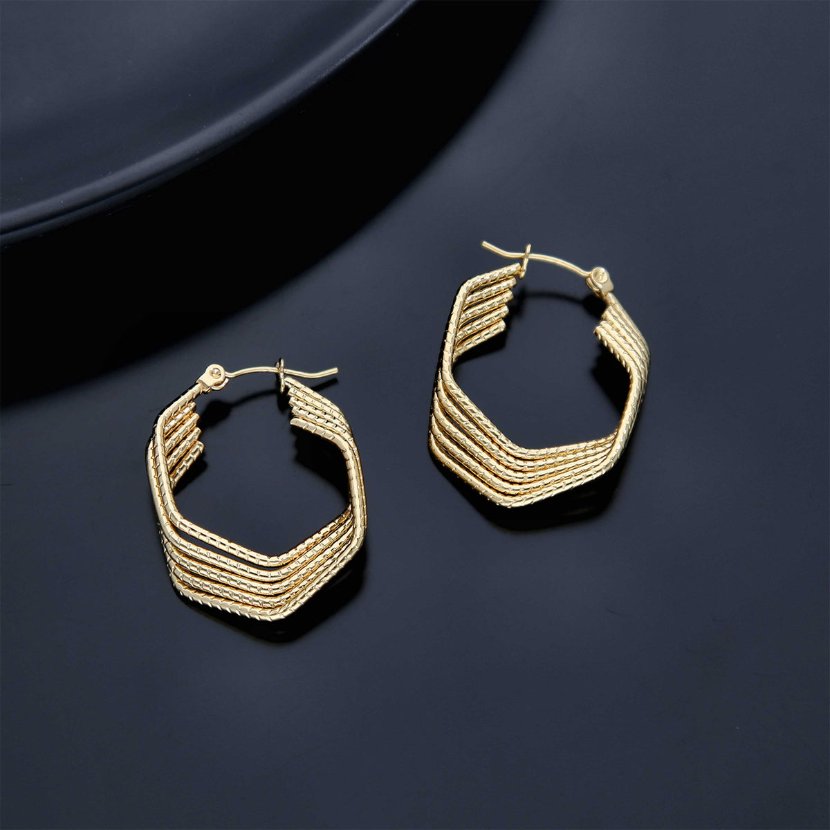 Classic Design Hoop Earring - ESKU301800243