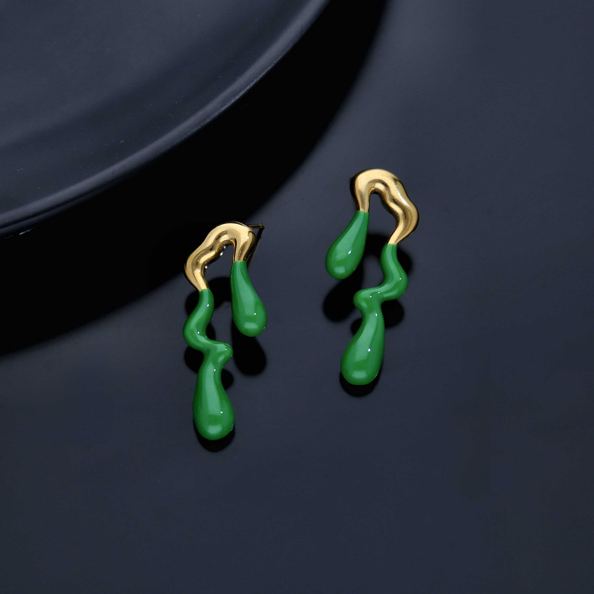 Geometric Drop Earrings - ESKU301800253