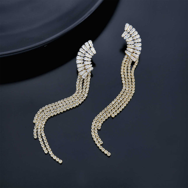 Contemporary Drop Earrings - ESKU301800261