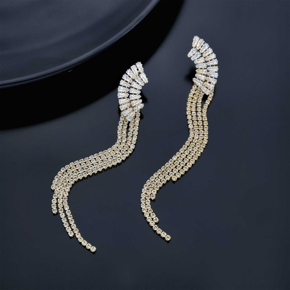Contemporary Drop Earrings - ESKU301800261