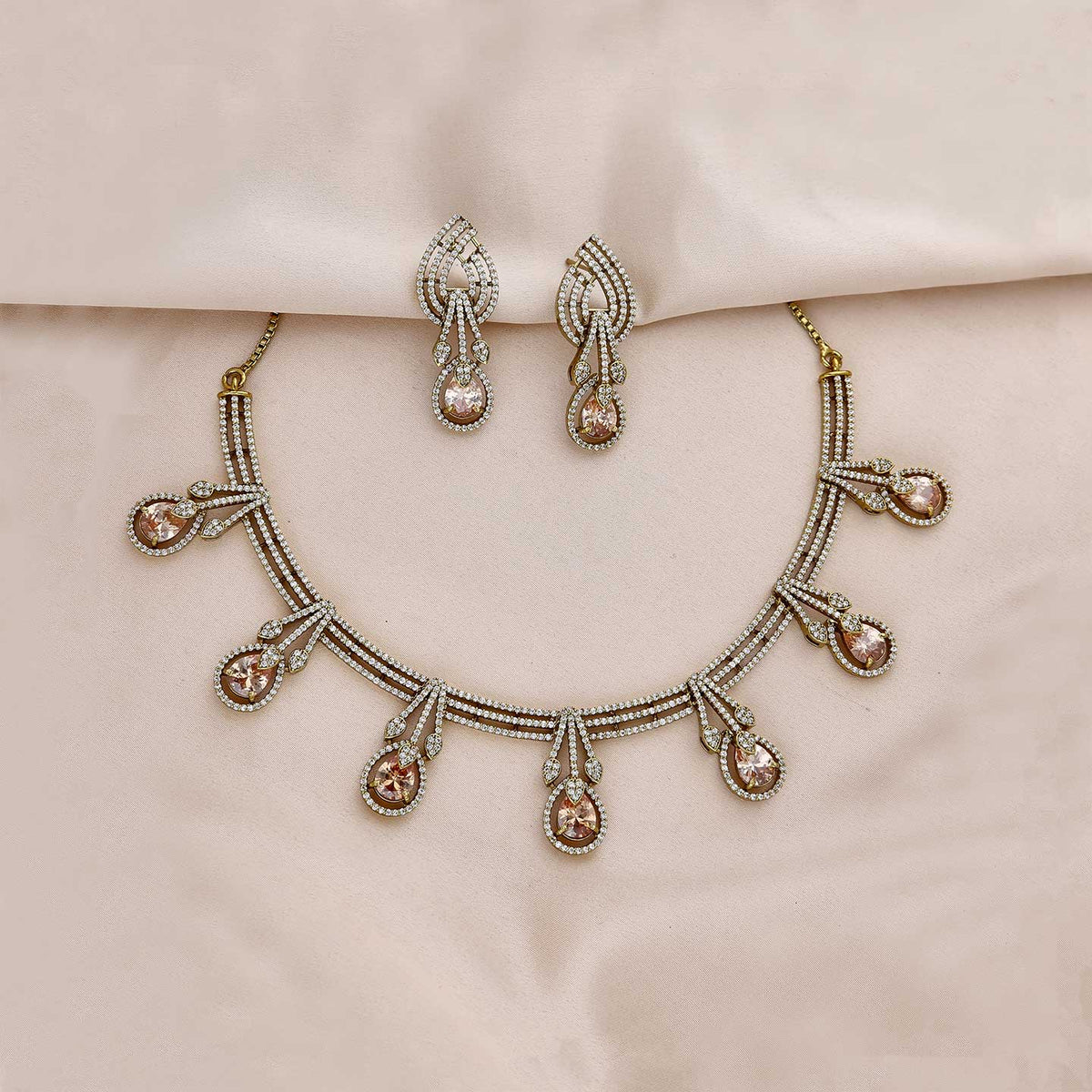 Bridal Necklace Set - ESKU301800269