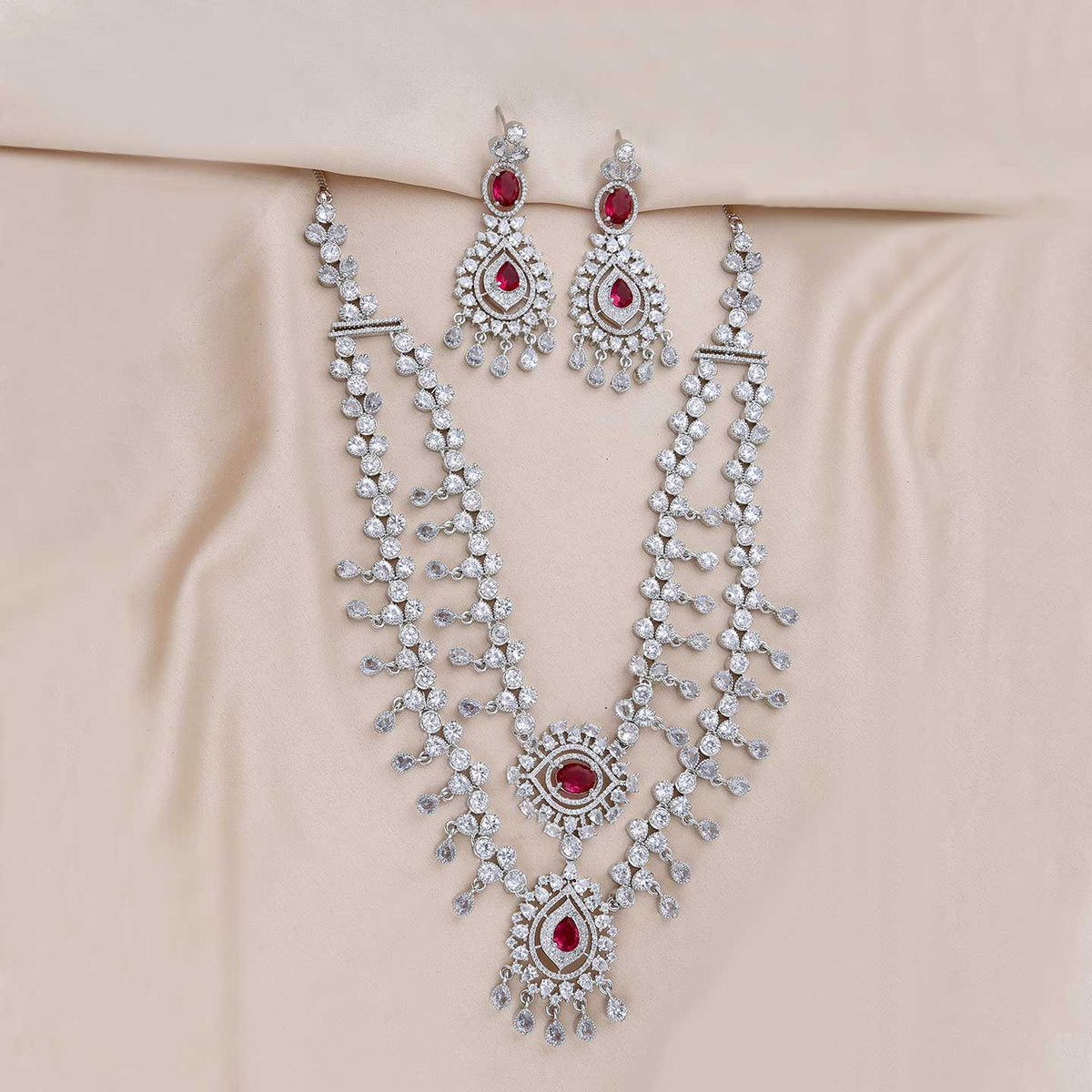 American diamonds Necklace set - ESKU301800282