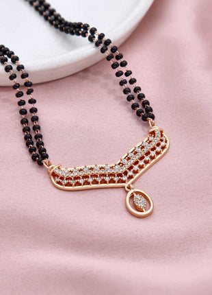 AD Diamond Fancy Dokiya Mangalsutra - ESKU301800323