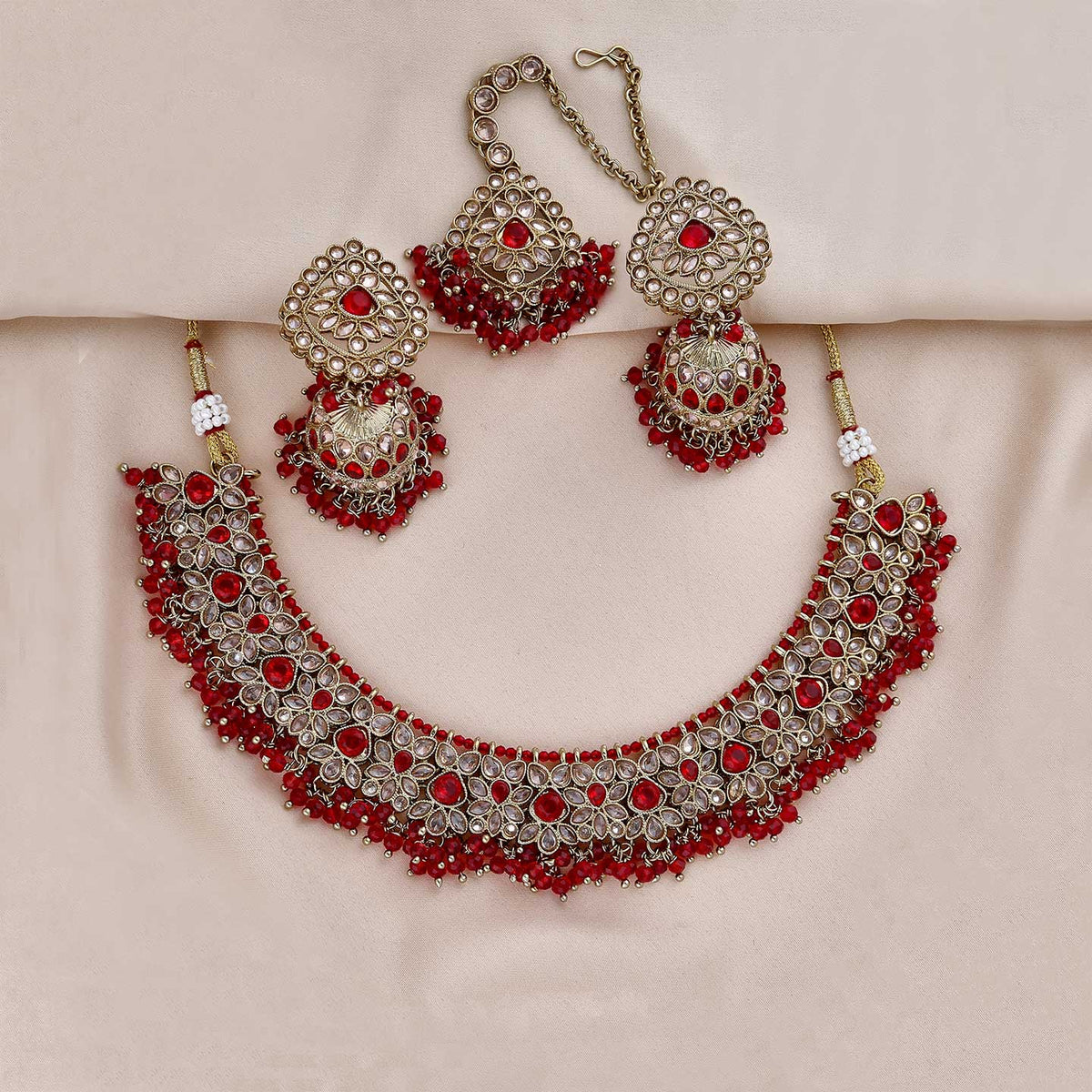 Bridal Look Necklace Set - ESKU301800350