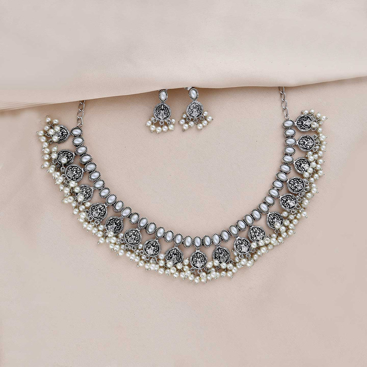 Beaded Necklace Set - ESKU301800359