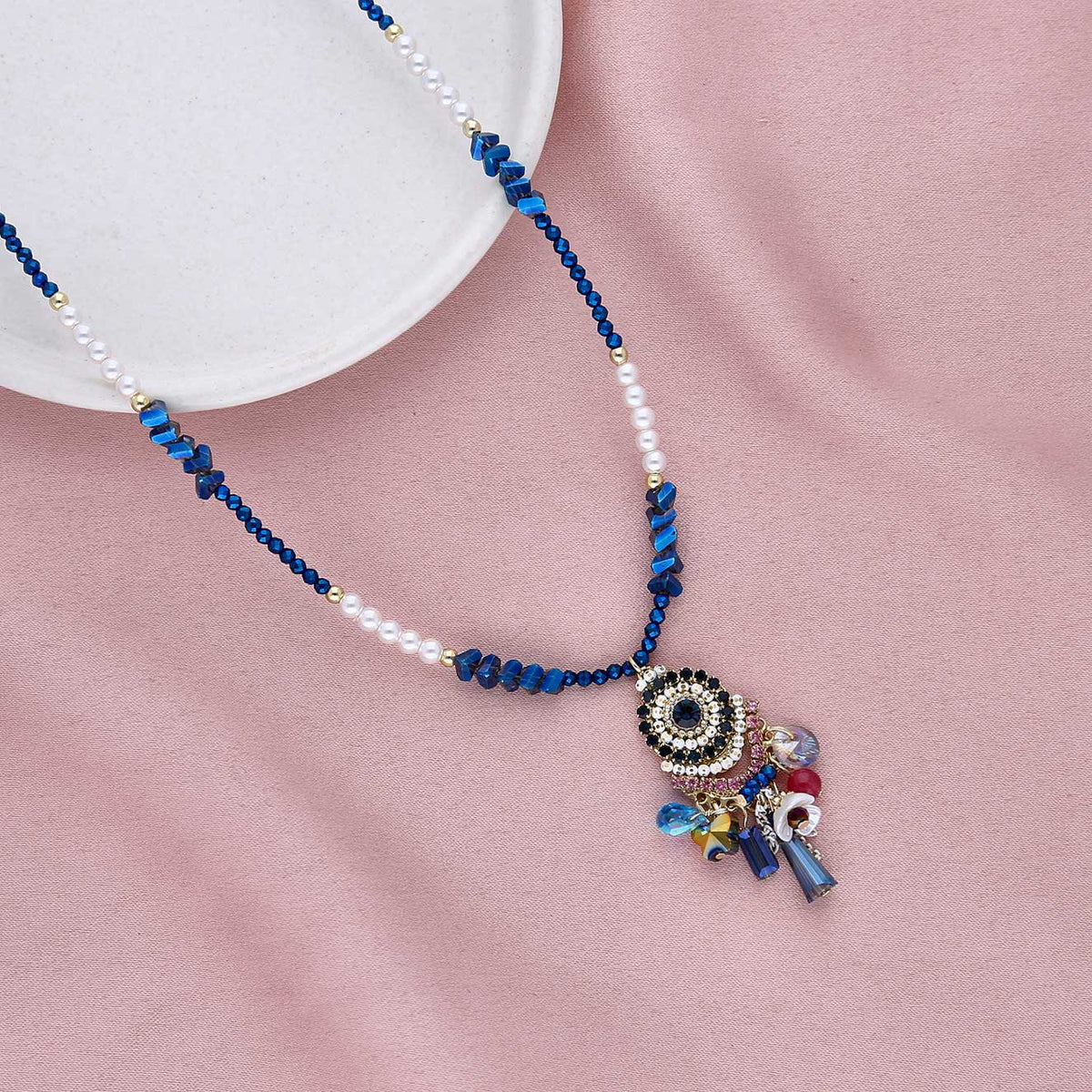 CZ Pendent Pearls Mala - ESKU301800402