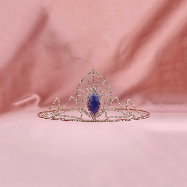 Fancy Bridal Princess Head Crown For Girls - ESKU301800449