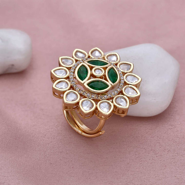 Traditional Rajwadi Polish Kundan - ESKU301800477