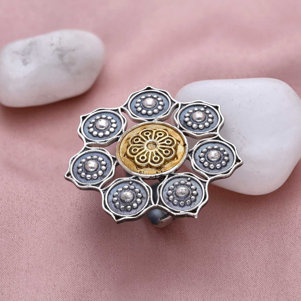 Two Shaded Finger Ring - ESKU301800490