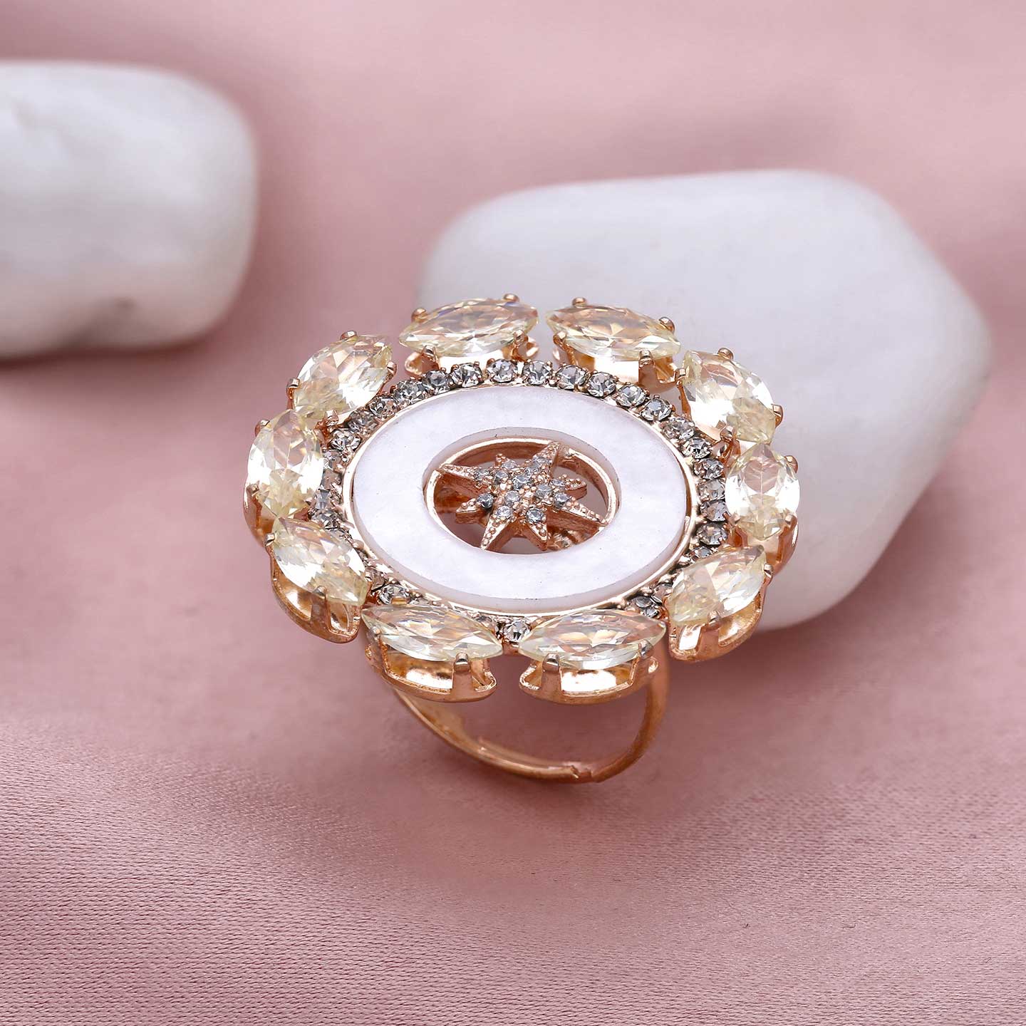 Cubic Zircon American Diamond Fingering - ESKU301800496