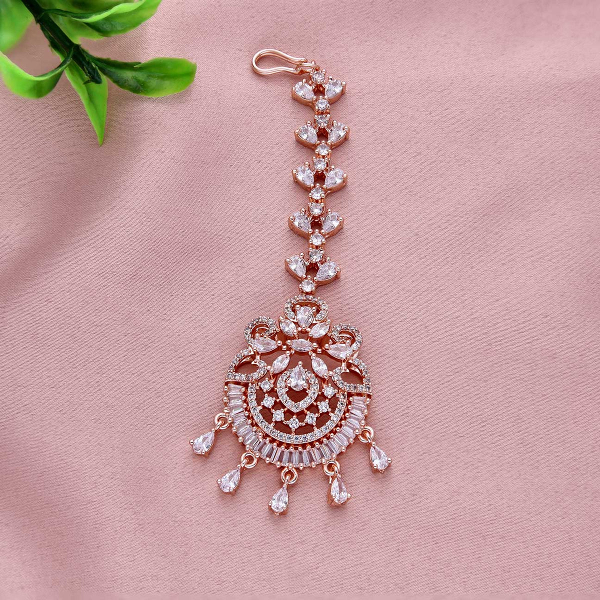 Studded Maang Tikka For Women - ESKU301800515