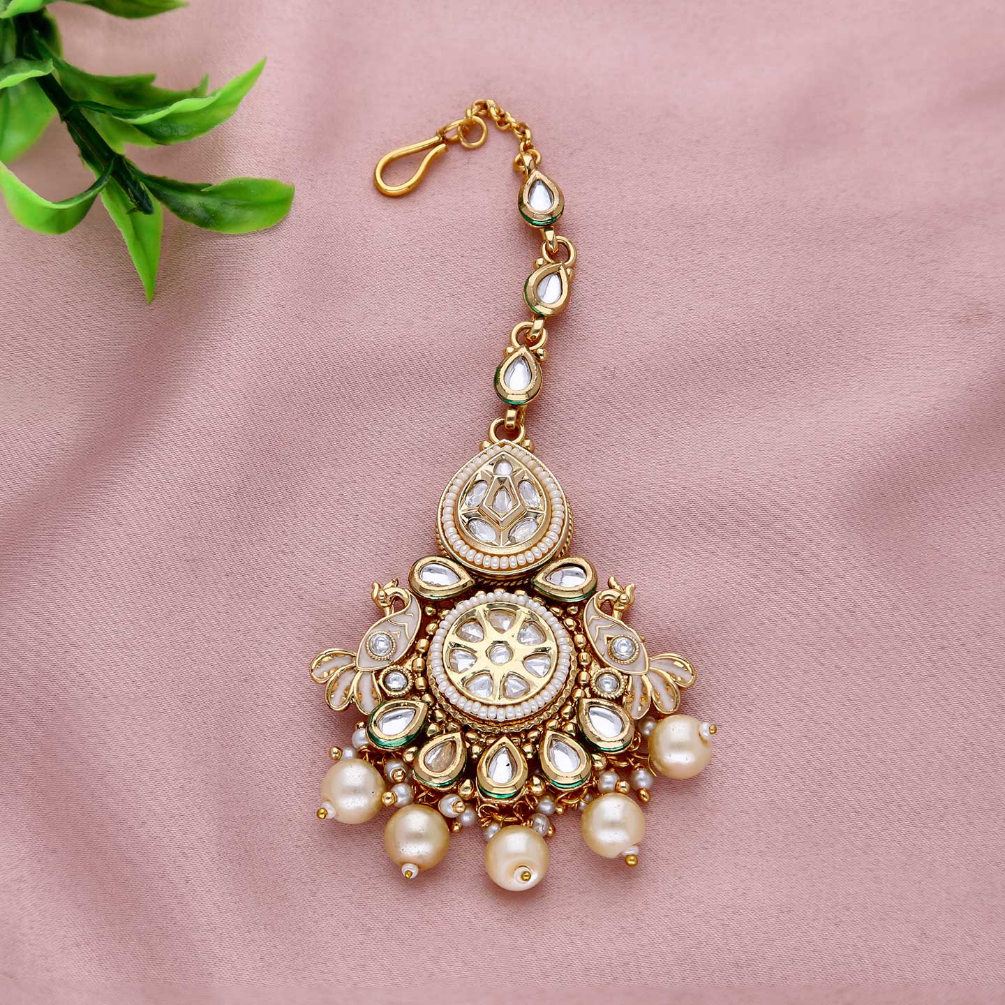 Studded For Girls Maang Tikka - ESKU301800520