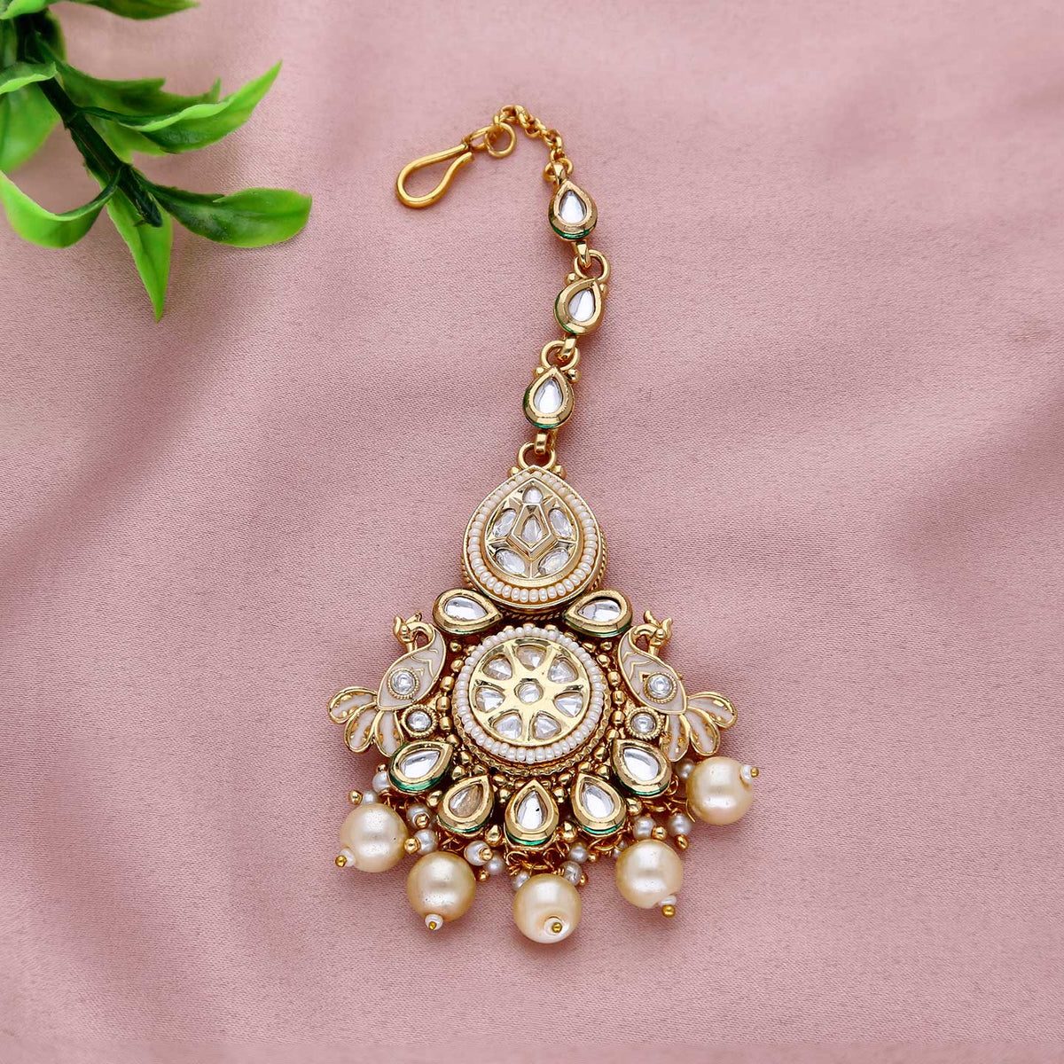 Studded For Girls Maang Tikka - ESKU301800520