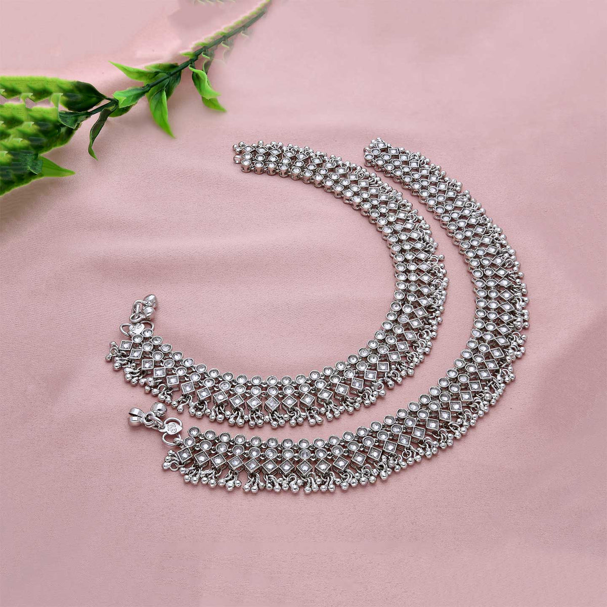 Traditional Designer Anklet Payal Pair - ESKU301800535