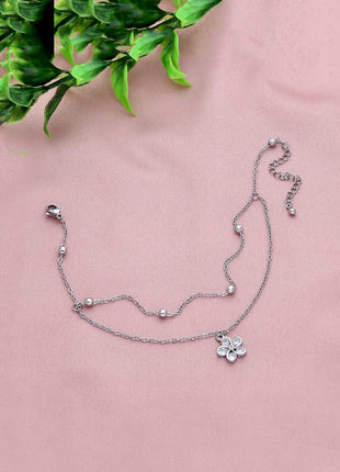 Daisy Flower Anklet For Women - ESKU301800569