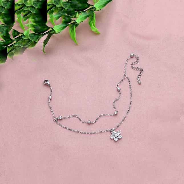 Daisy Flower Anklet For Women - ESKU301800569