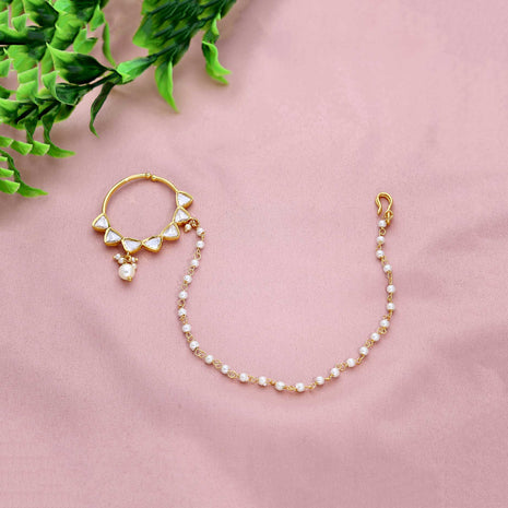 Brass Nose Ring - ESKU301800596