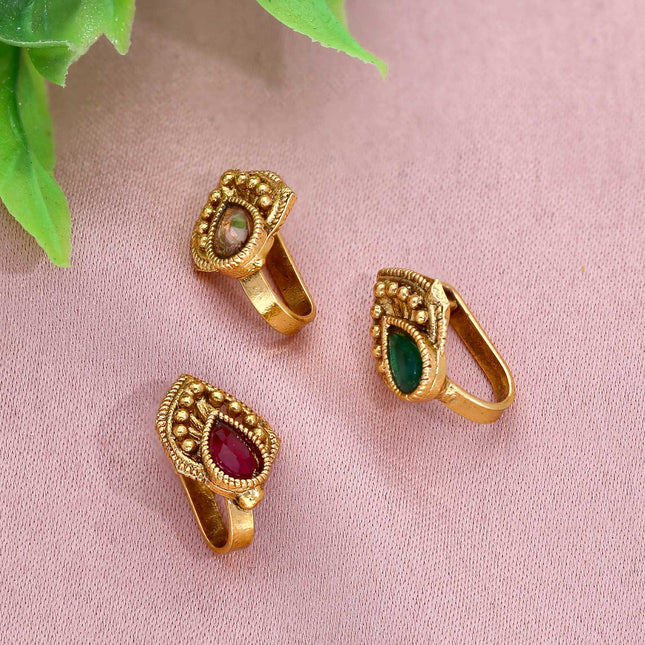 Beautiful Nose Pins Pack of 3 - ESKU301800601