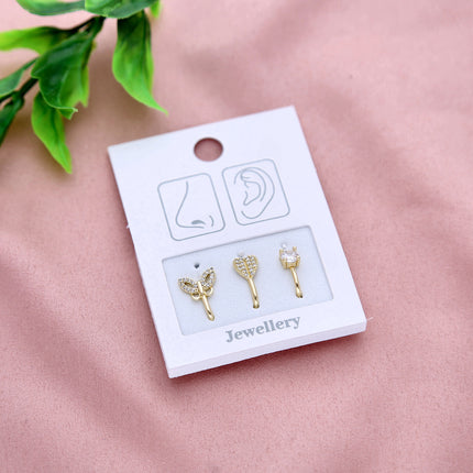 Beautiful Bridal Press Nose Pin - ESKU301800609