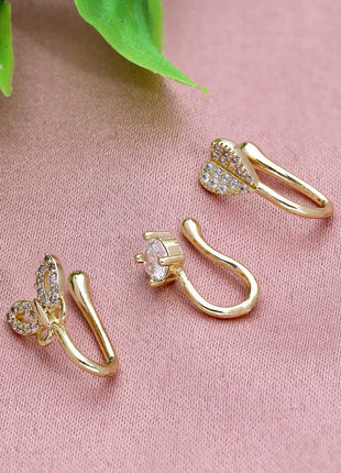 Beautiful Bridal Press Nose Pin - ESKU301800609