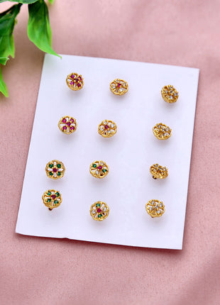 Ethnic Nosepin For Women Pack of 12 - ESKU301800617