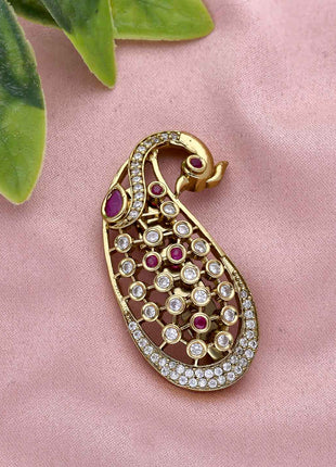 Golden Ladies Peacock Shape - ESKU301800659