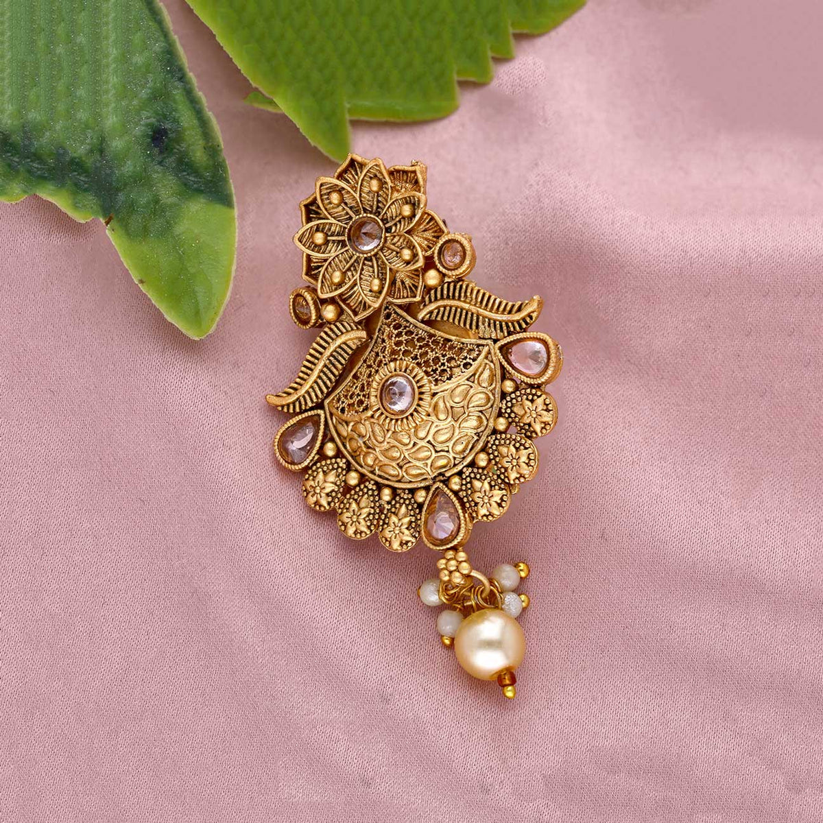 Classic Design Brooch Saree Pin - ESKU301800666