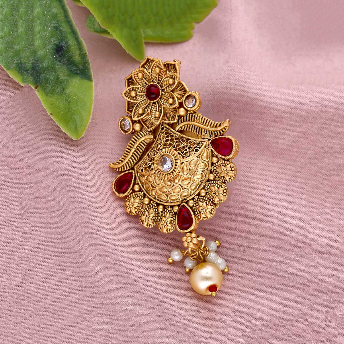 Classic Design Brooch Saree Pin - ESKU301800666