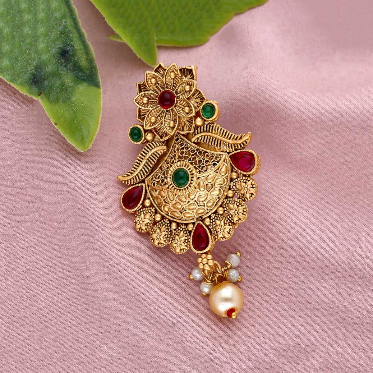 Classic Design Brooch Saree Pin - ESKU301800666