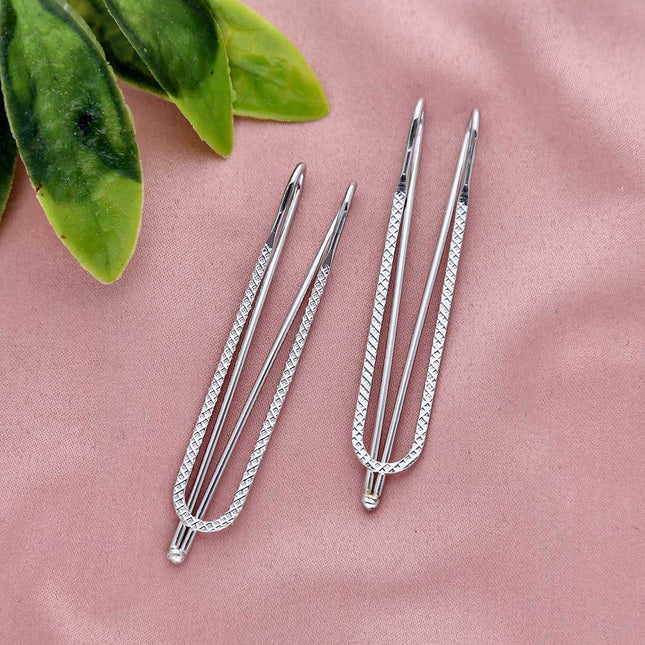 U Pin Silver Pack of 12 for women - ESKU301800678