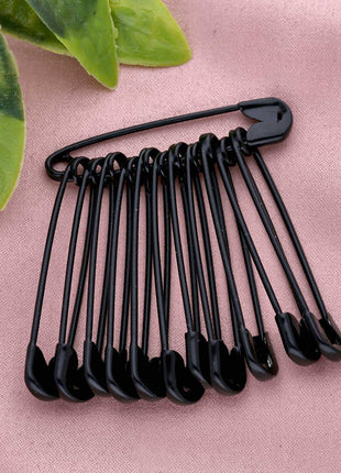 Safety Pins in Black color - 3 No - ESKU301800681