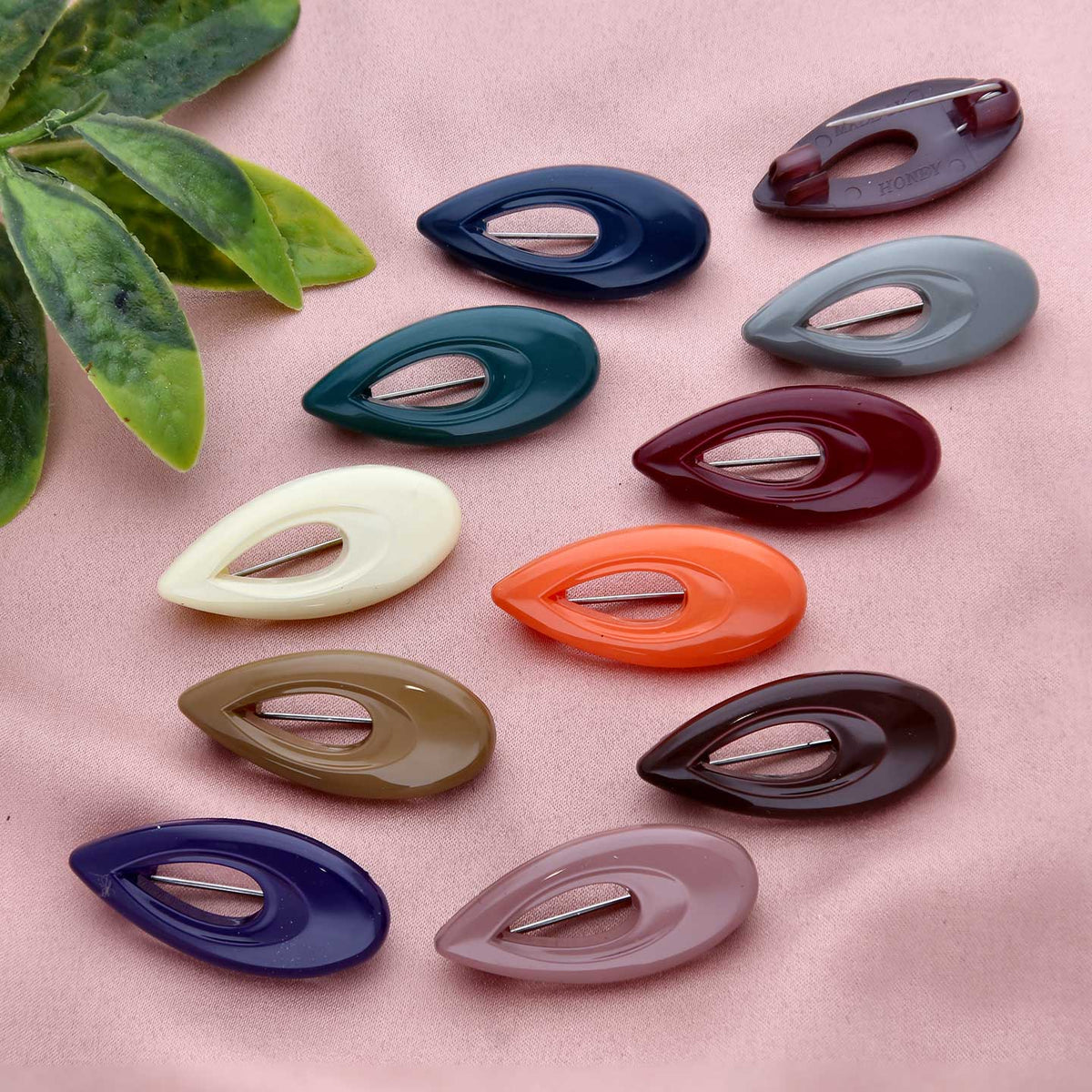 Fancy colorful acrylic women safty pin - ESKU301800687