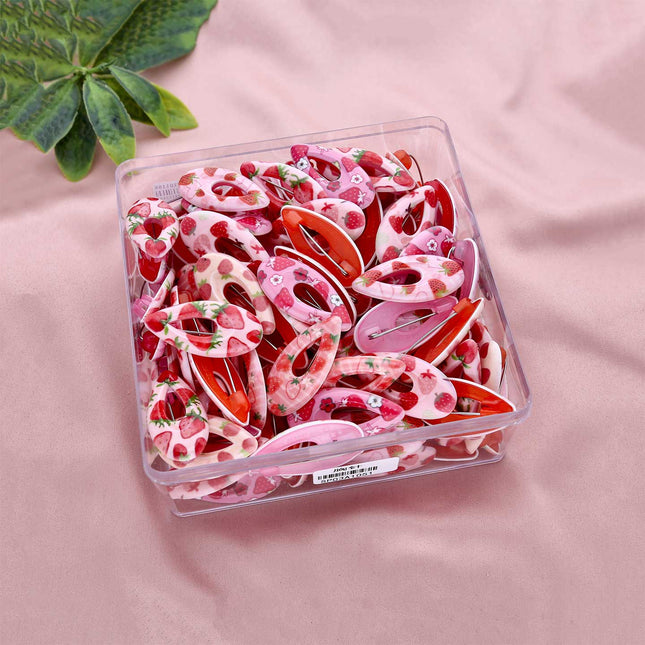 Pcs Of 120 Printed Plastic Colorful Safety Pin - ESKU301800688