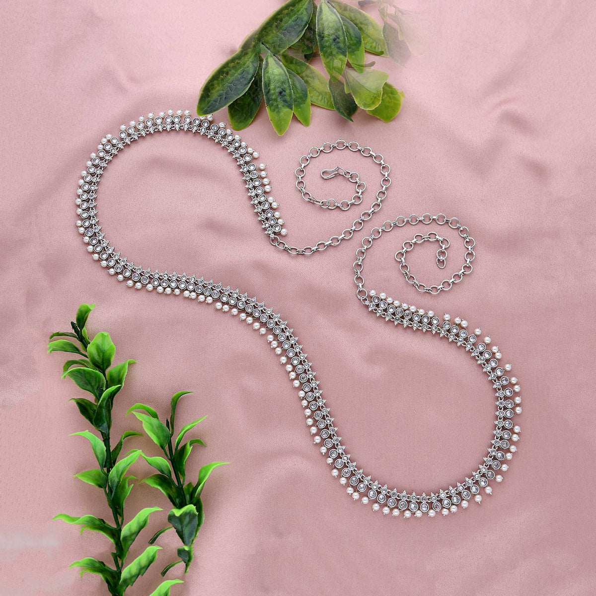 Designer Double Line Kamarbandh - ESKU301800698