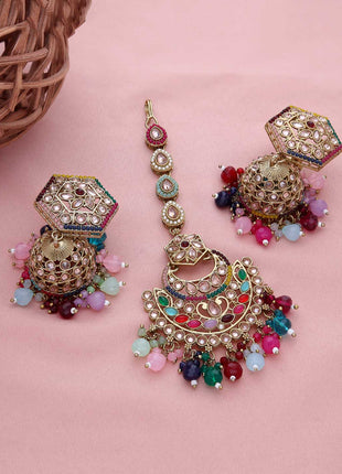 Earring With Tikka Shine - ESKU301800733