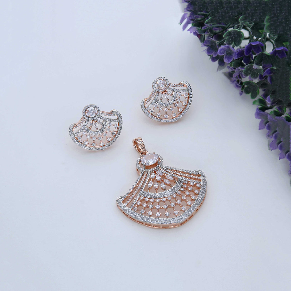 Stunning Pendant Set For Girls - ESKU301800808
