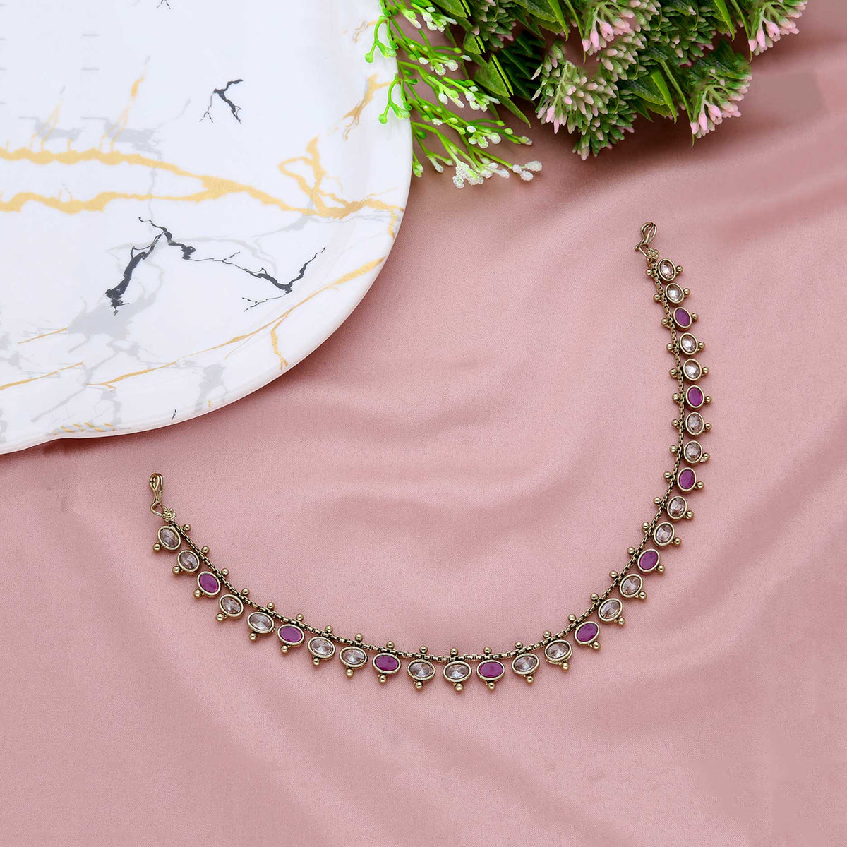 Studded Matha Patti Head Jewellery - ESKU301800854