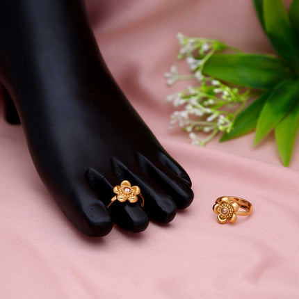 Studded Toe Ring - ESKU301800869