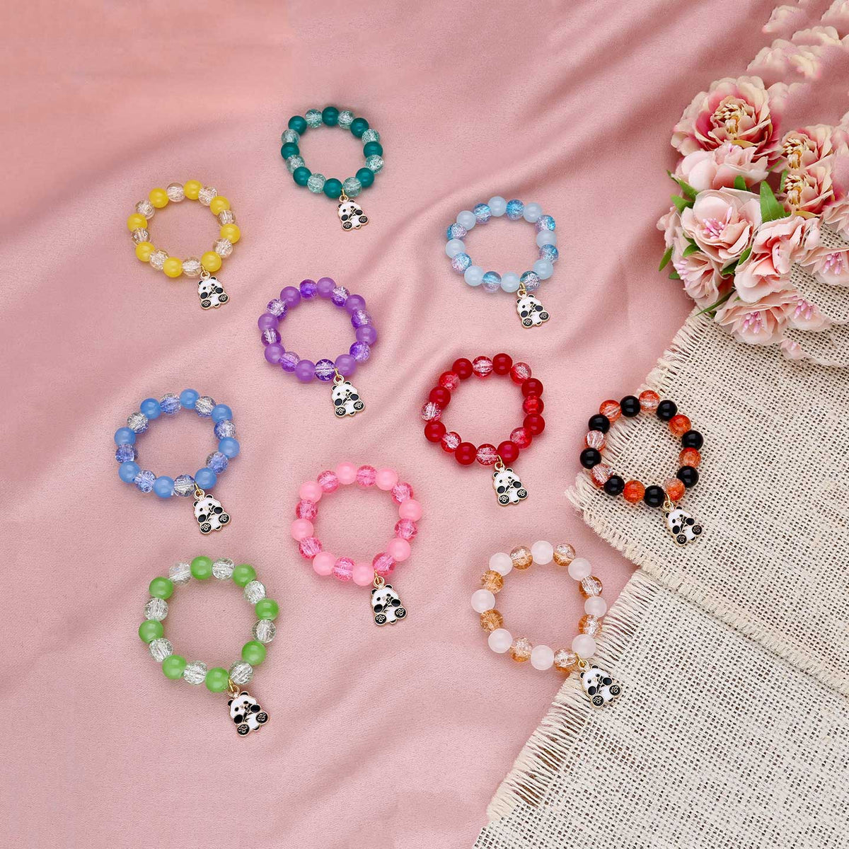 10 Pack Beads Bracelet for Girls - ESKU301800956