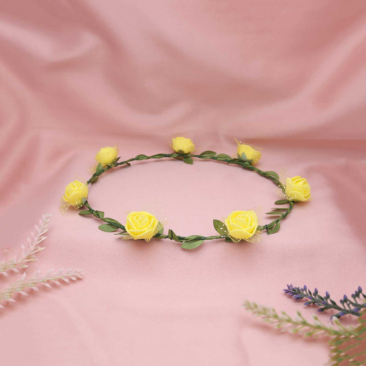 Elegant Floral Tiara - ESKU301801048