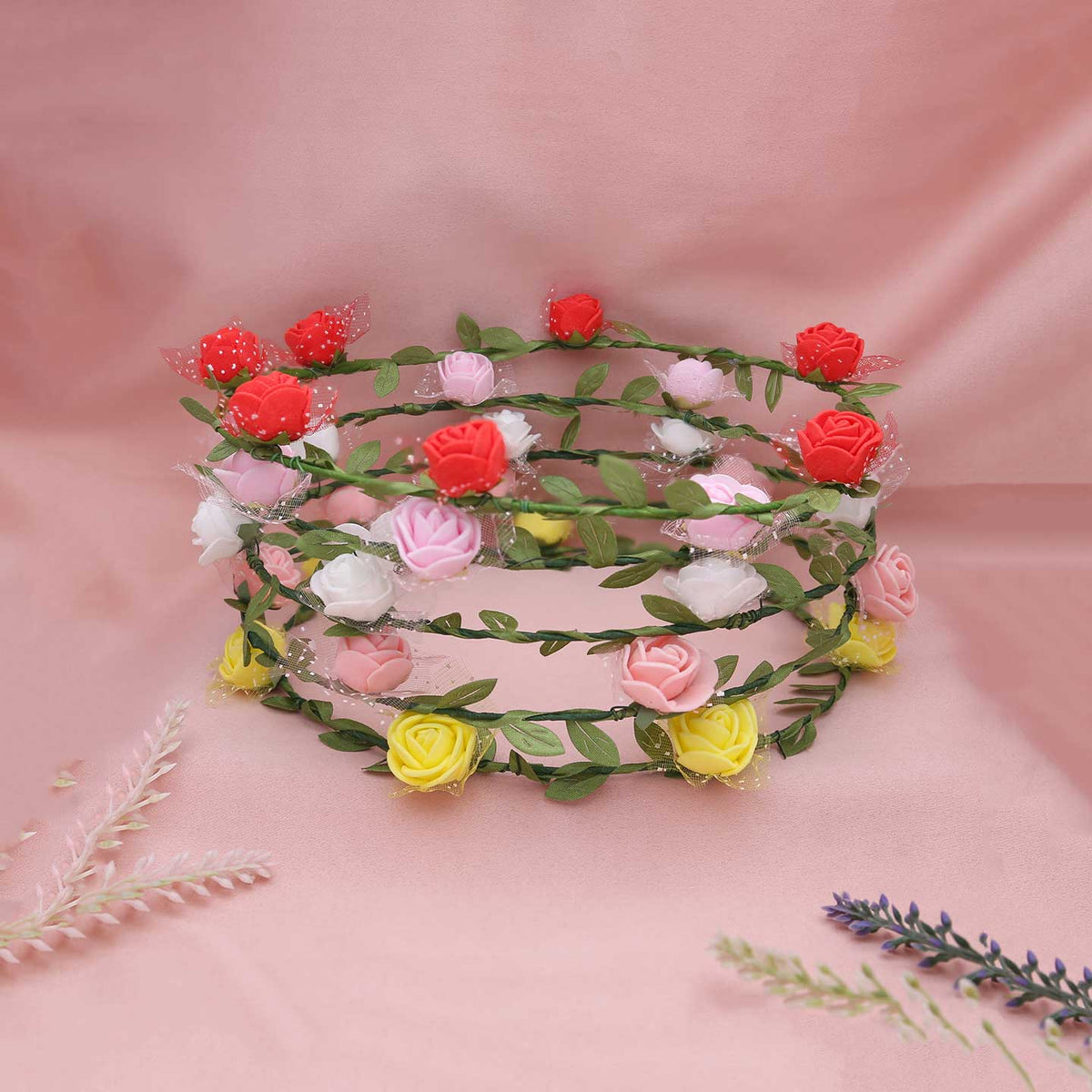 Elegant Floral Tiara - ESKU301801048