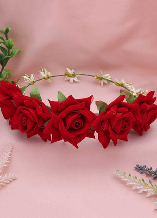 Beautiful Floral Tiara For Girls - ESKU301801051
