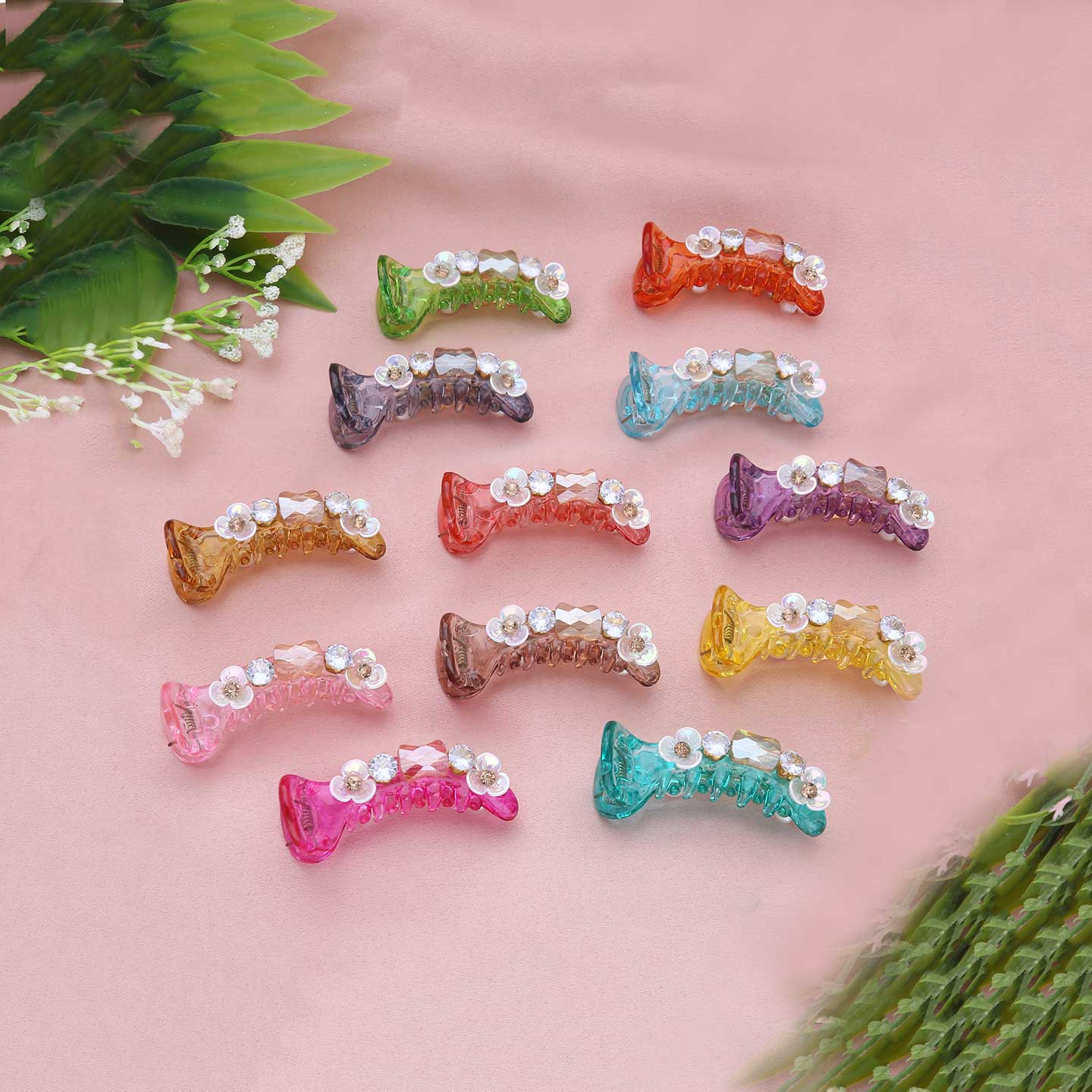Studded Banana Clip - ESKU301801102