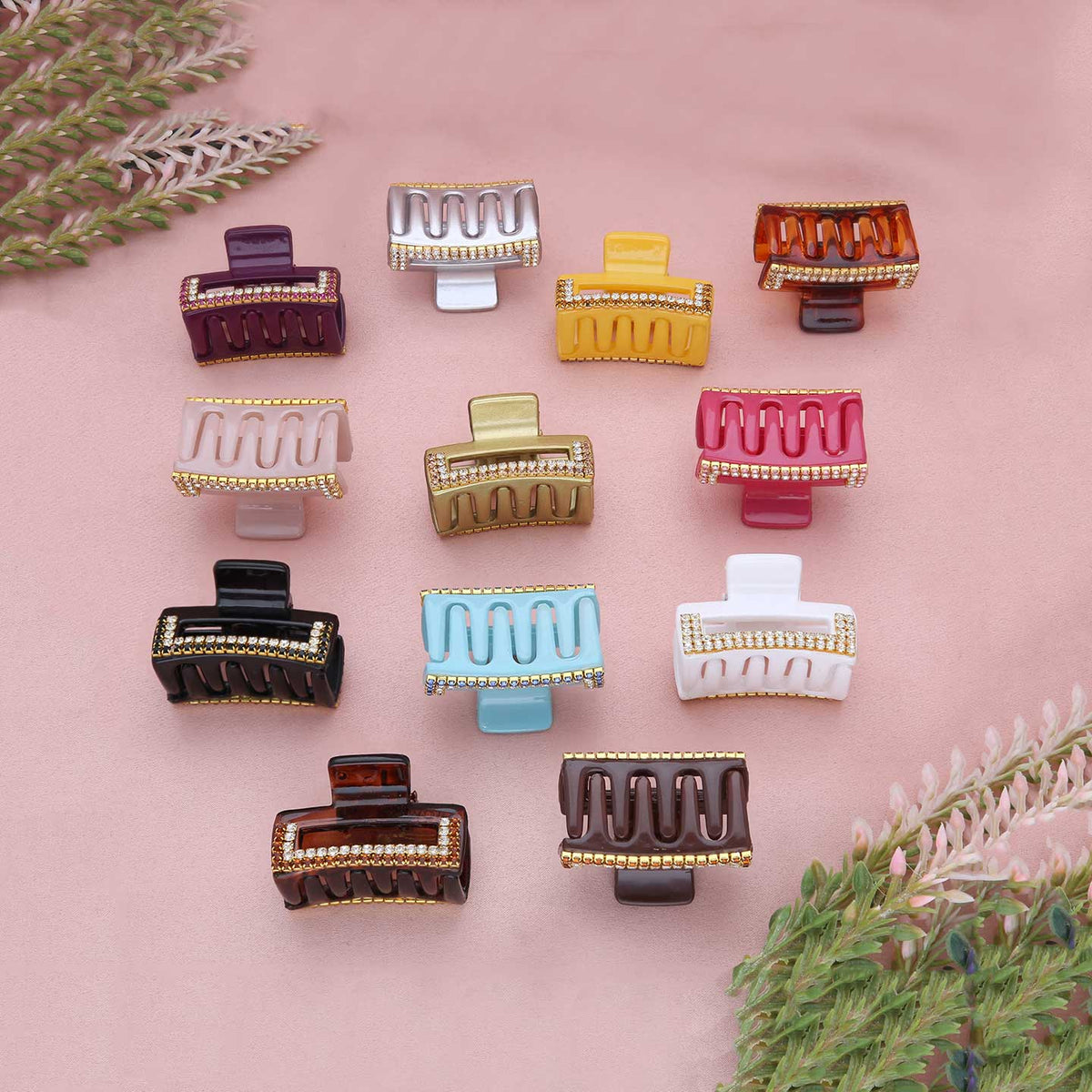 Studded Butterfly Clips For Girls & Women - ESKU301801112