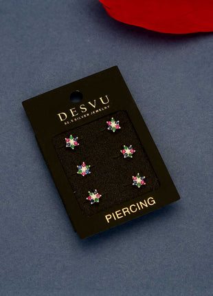 Colorful Flower Nose Pin - ESKU301901359